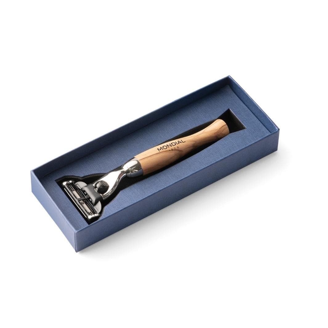 Heritage Cartridge Razor Handle in Olive Wood - Image 4