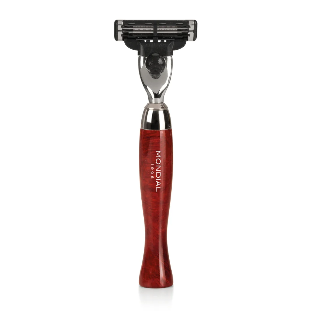 Heritage Cartridge Razor Handle in Radica (Briar) Wood - Image 3