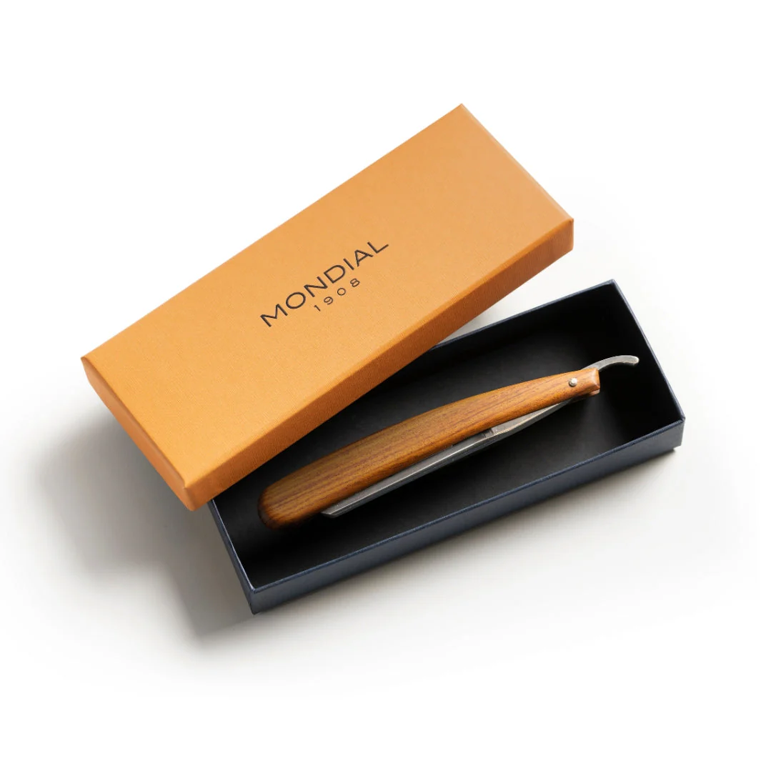 Heritage Straight Edge Razor with Rosewood Scales - Image 3