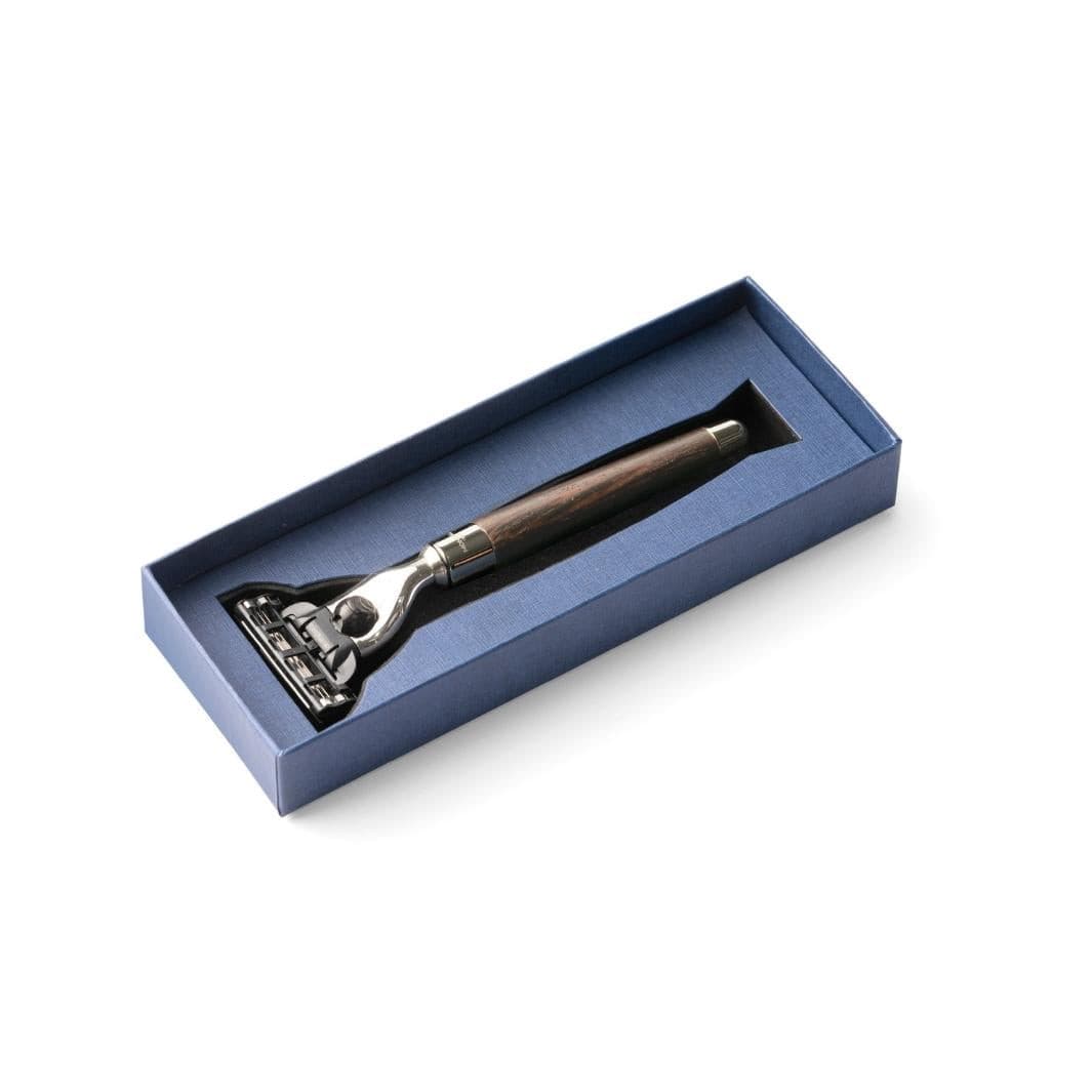 Sphaera Cartridge Razor Handle in Wengé Wood - Image 4