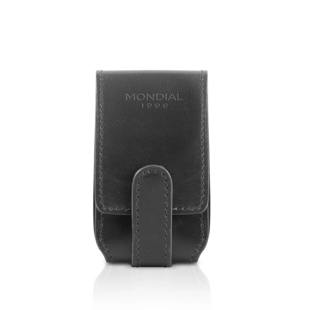 3-Piece Travel Razor & Manicure Set in Tuscan Leather - Image 4